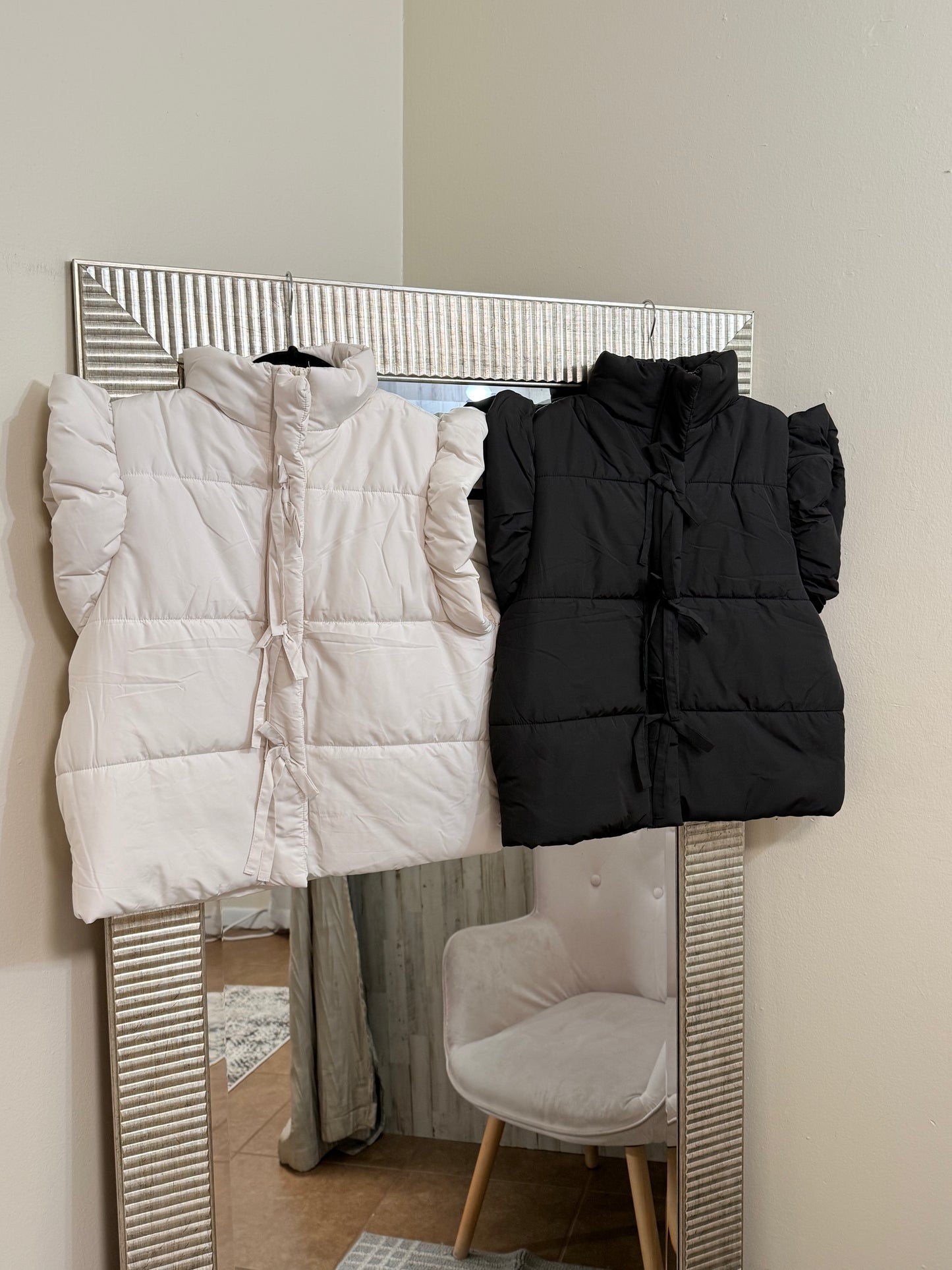 Flutter Bow Puffer Vest