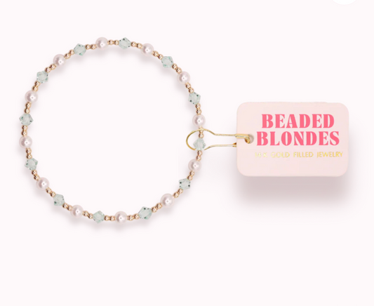 Green Pearl June Bracelet