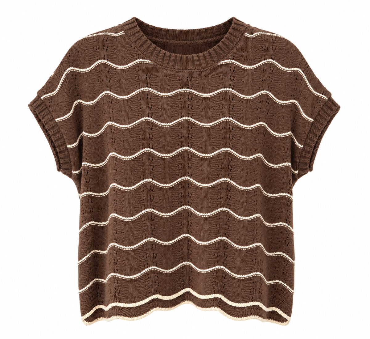 Penelope Scallop sleeve top