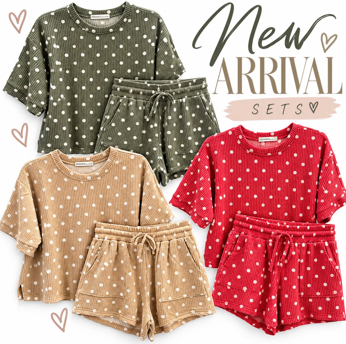 Polka Dot Short Set