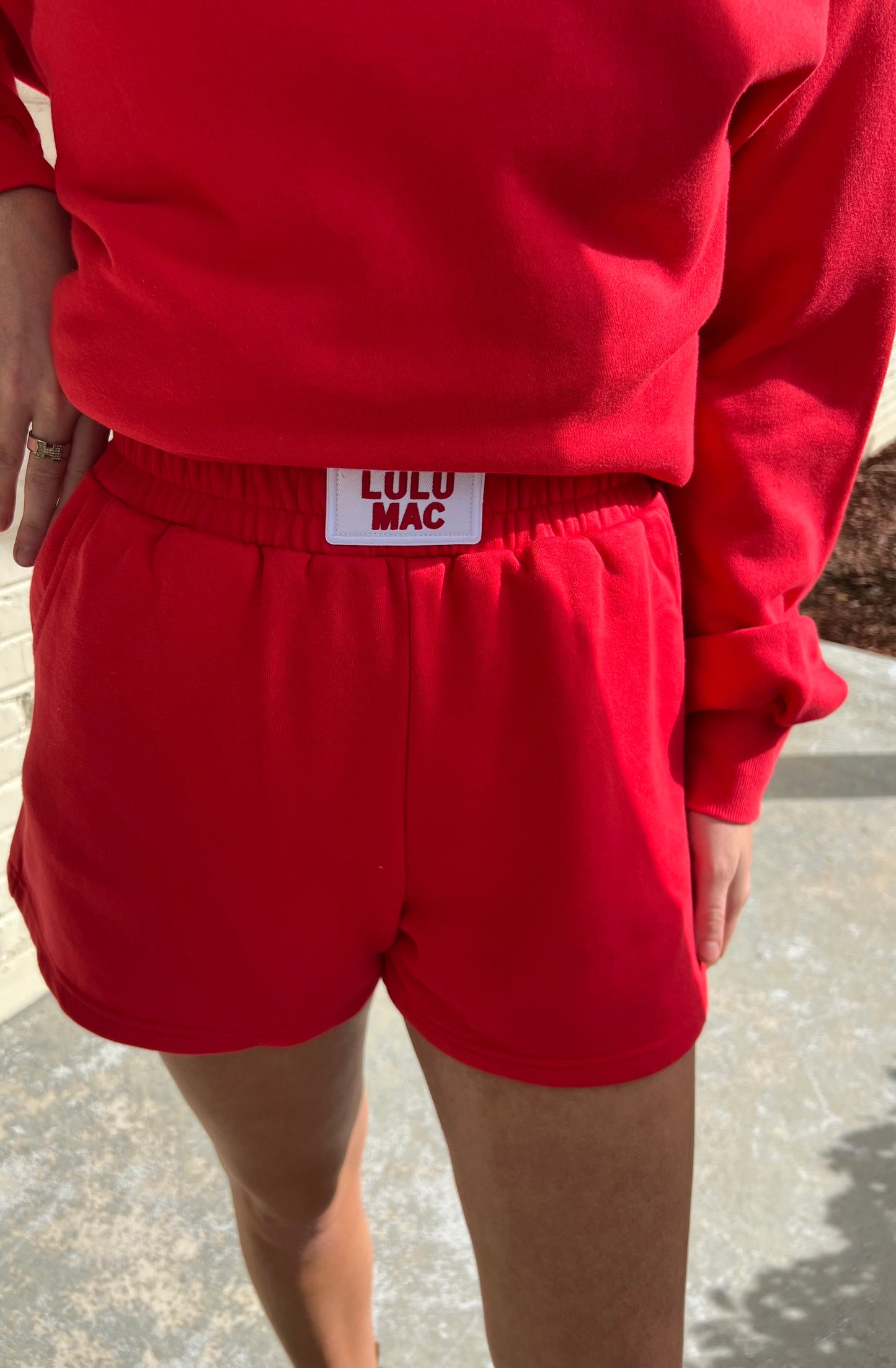 LULU MAC Terry Cloth Shorts
