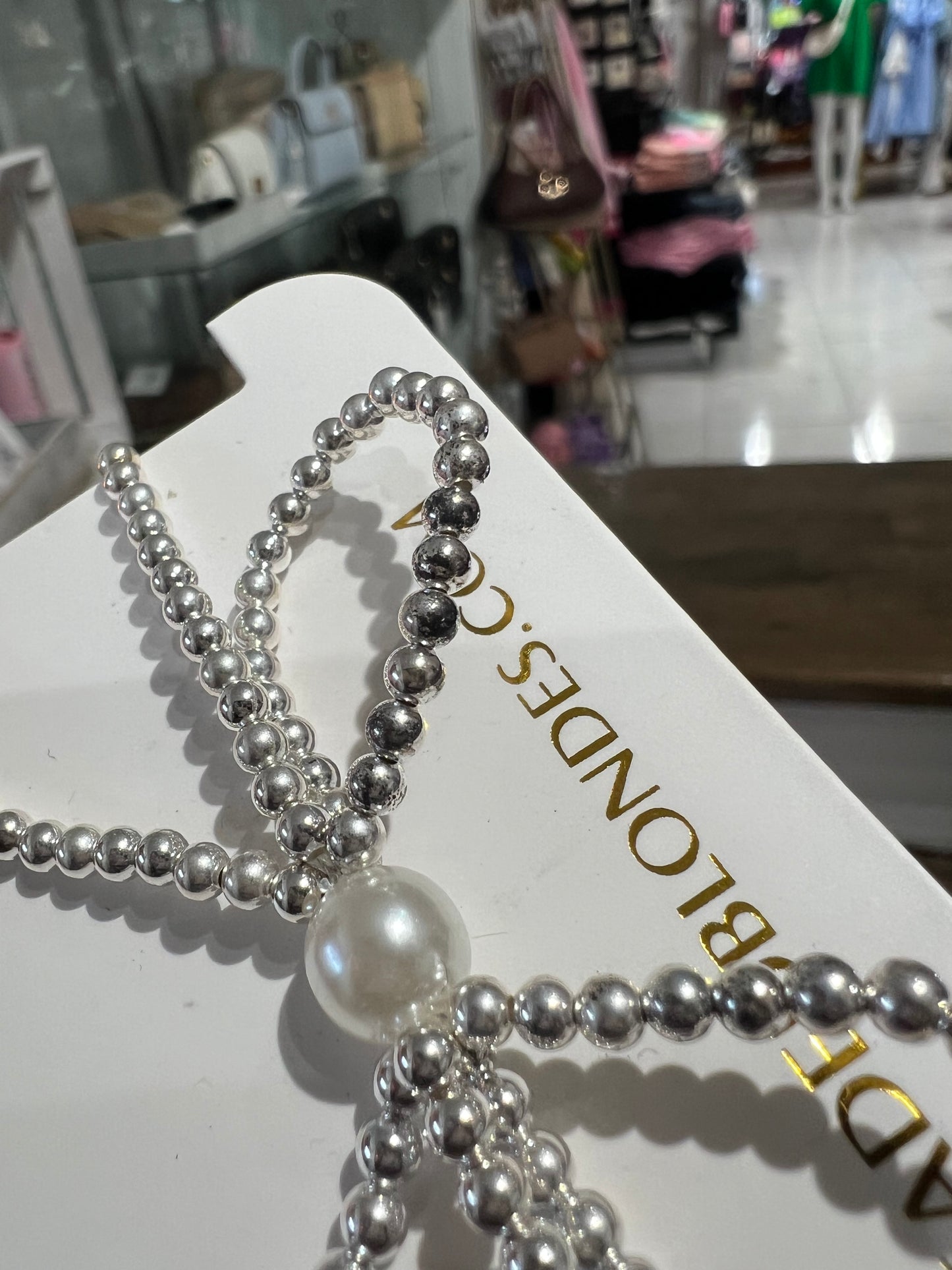Silver Bow Bracelet