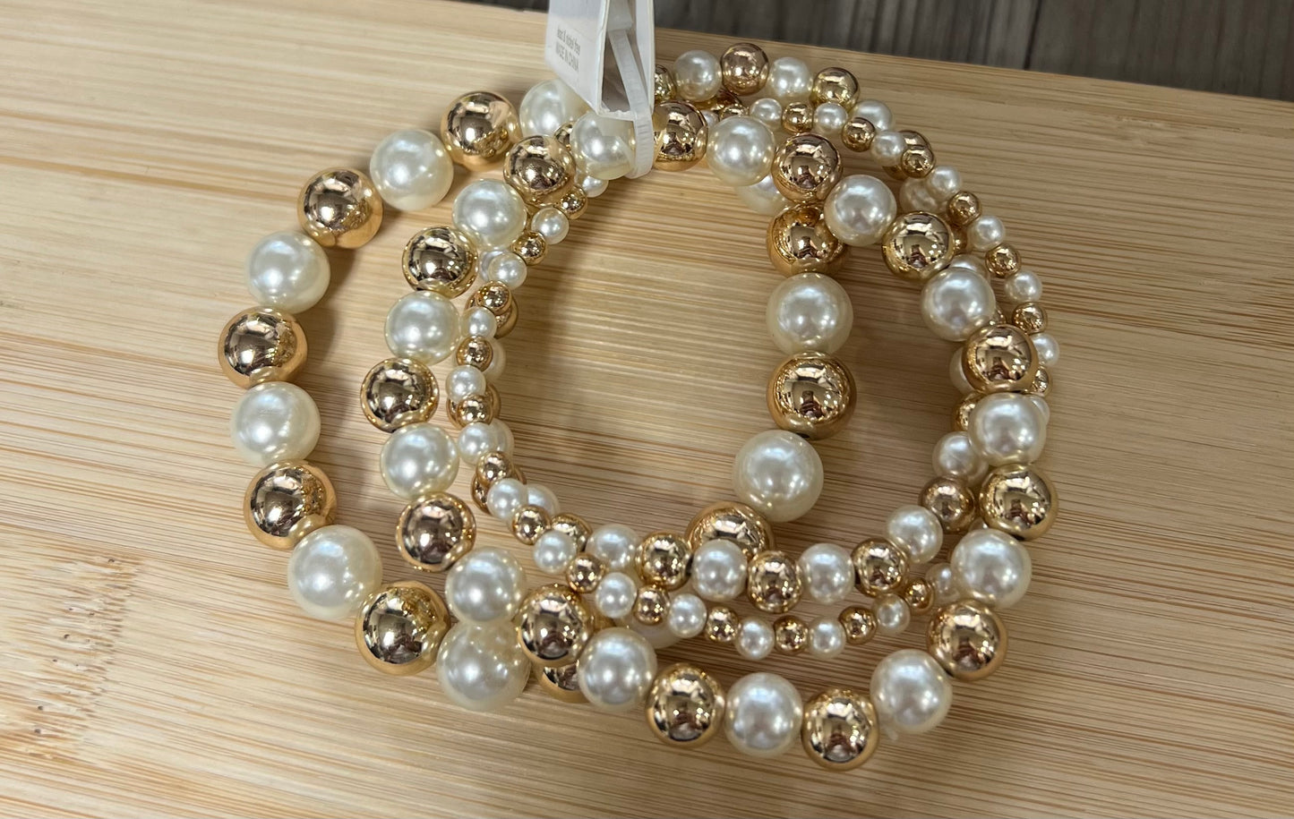 Pearl And Gold Set