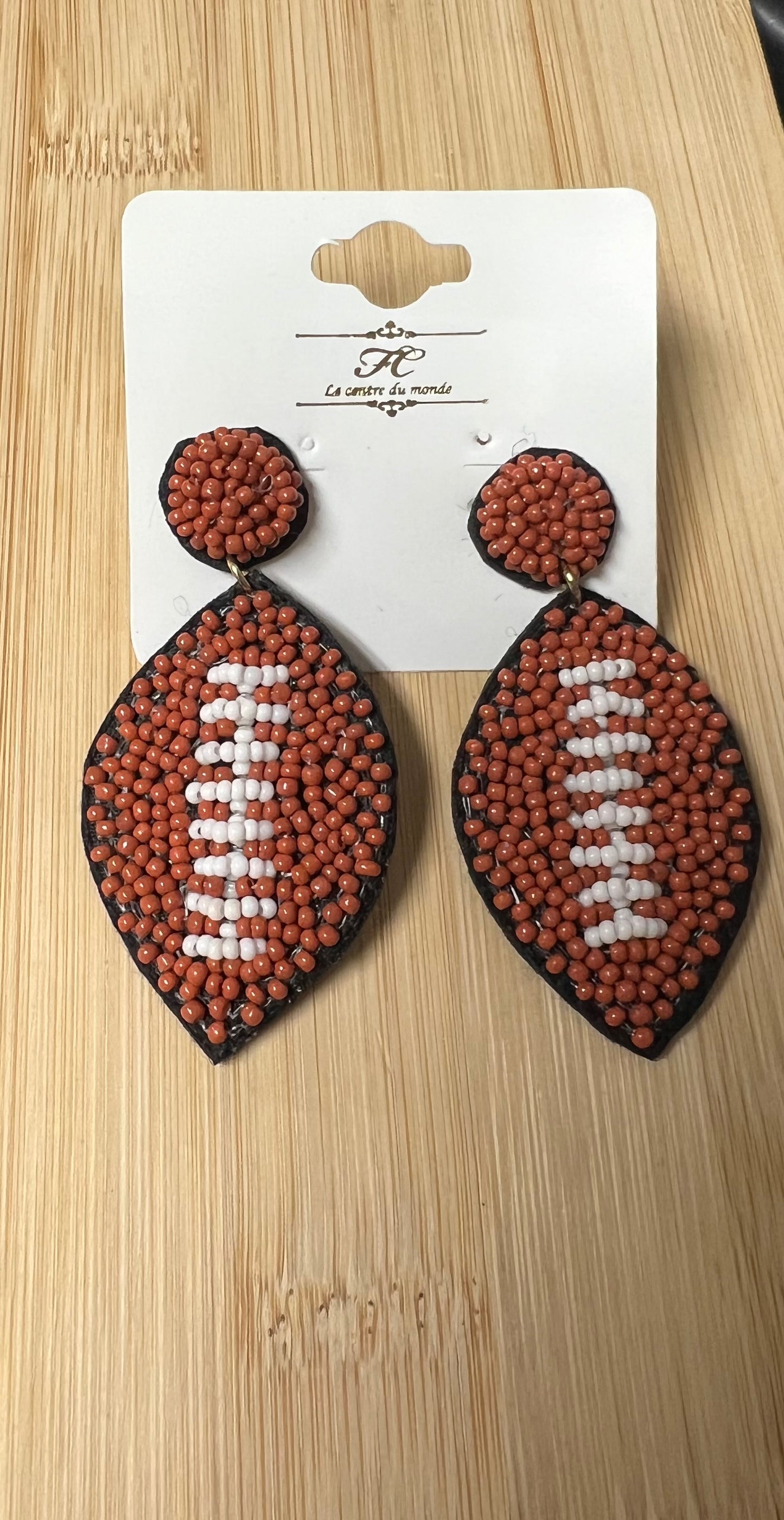 Football Earrings