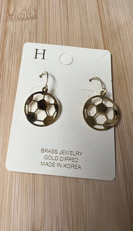 Soccer Earrings