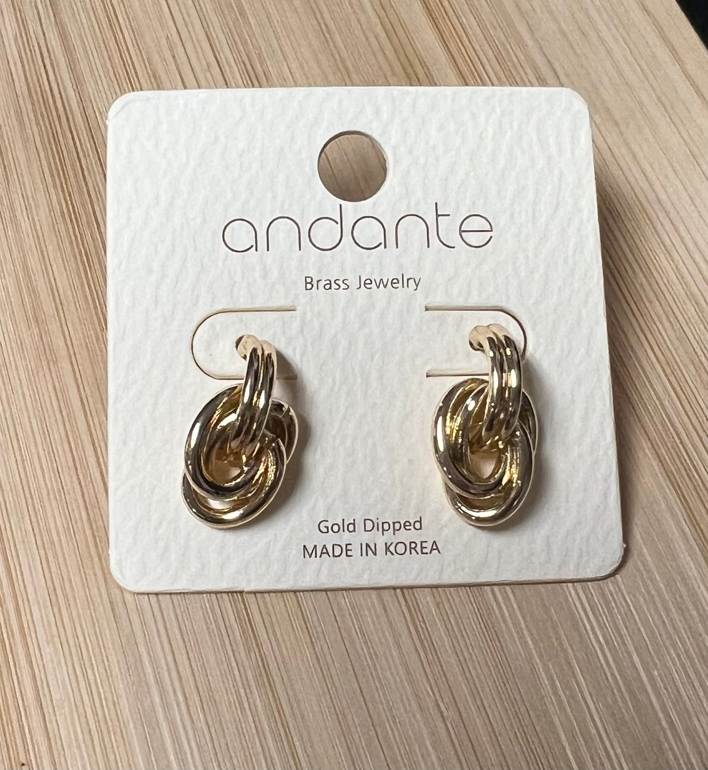 Fancy Gold dipped Earrings
