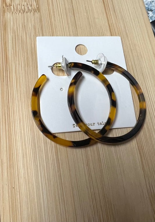 Tortoise Earrings