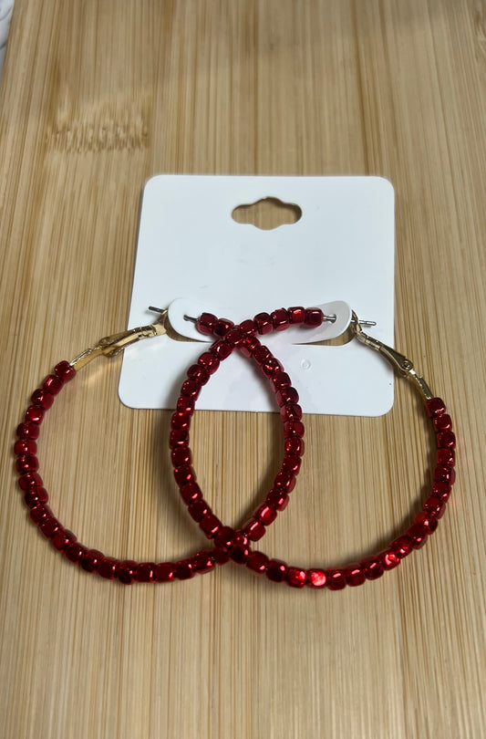 Square bead hoops
