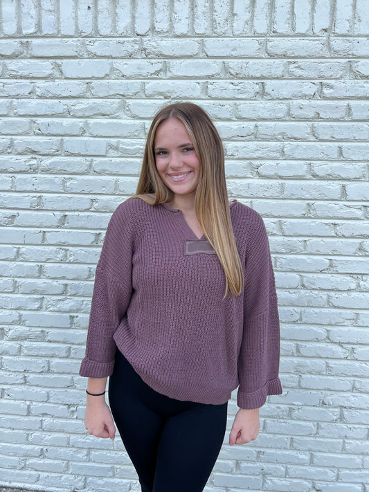 Alissa V neck pullover