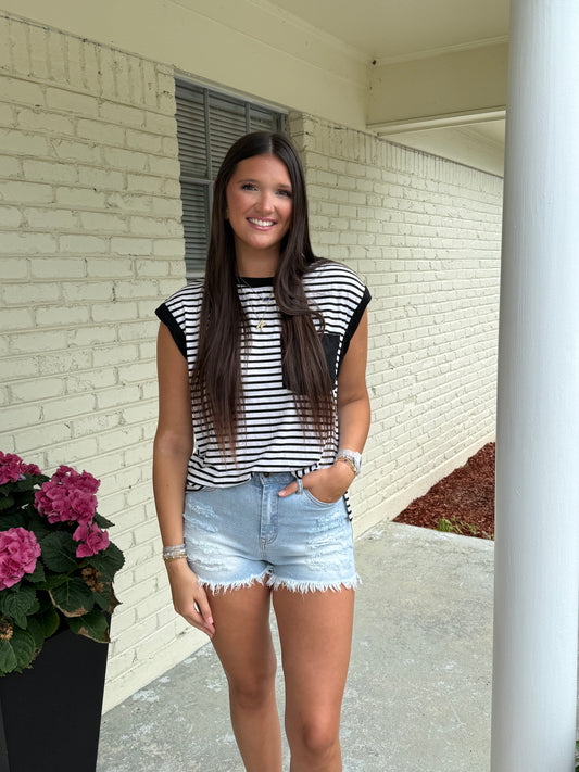 Into Stripes Top