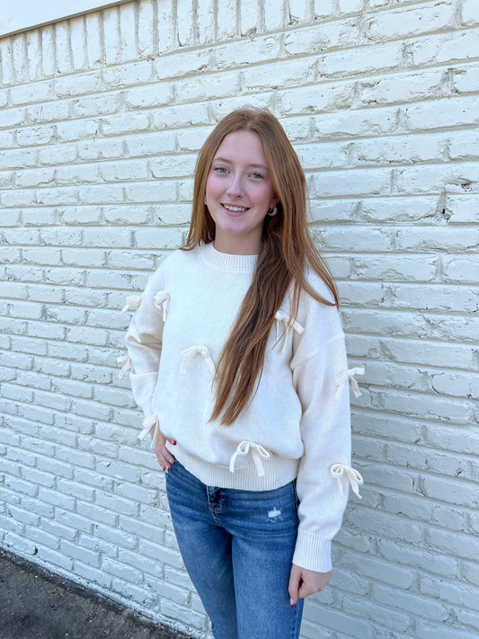 Bow Perfection Sweater Top