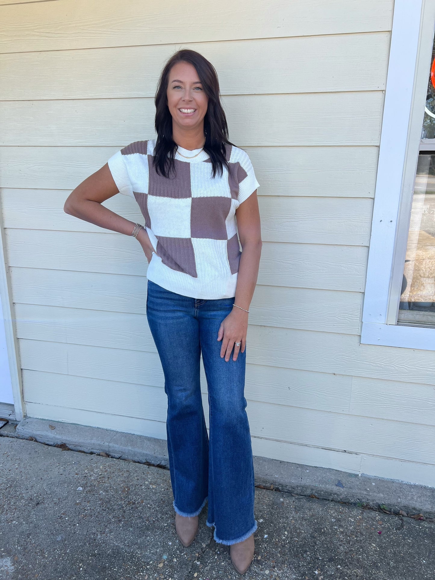 Risen Highrise Flare Jeans