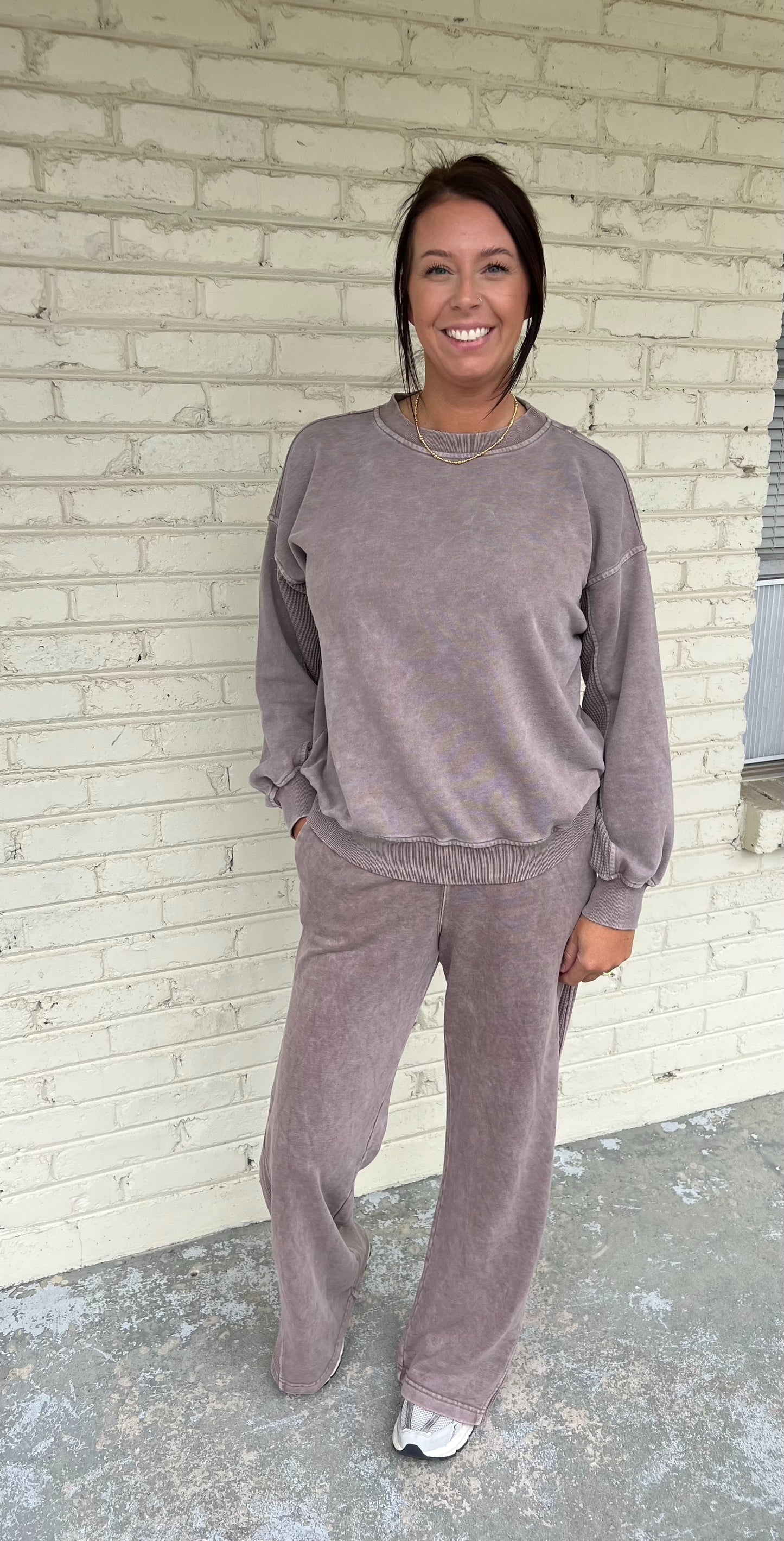 Donna Waffle Sweatshirt