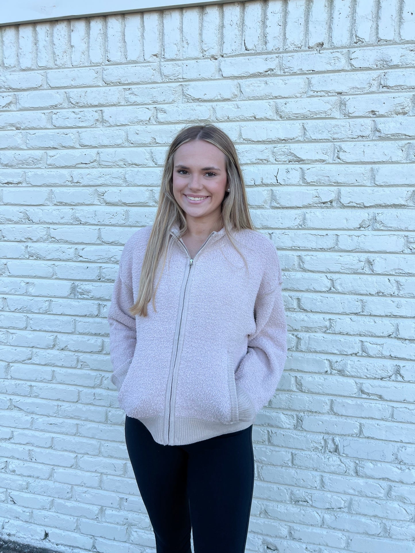 Winter Comfort Zip Up Cardigan