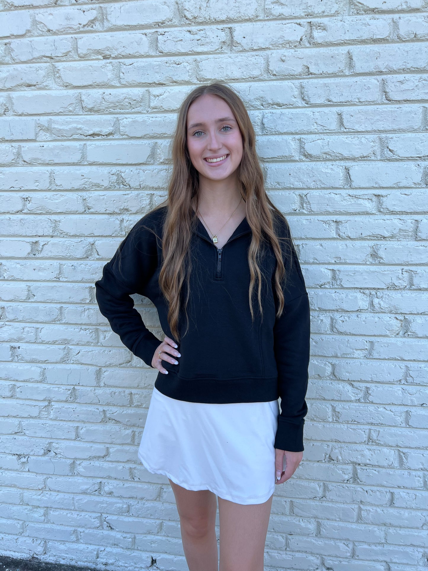 Princess Seam Quarter Pullover