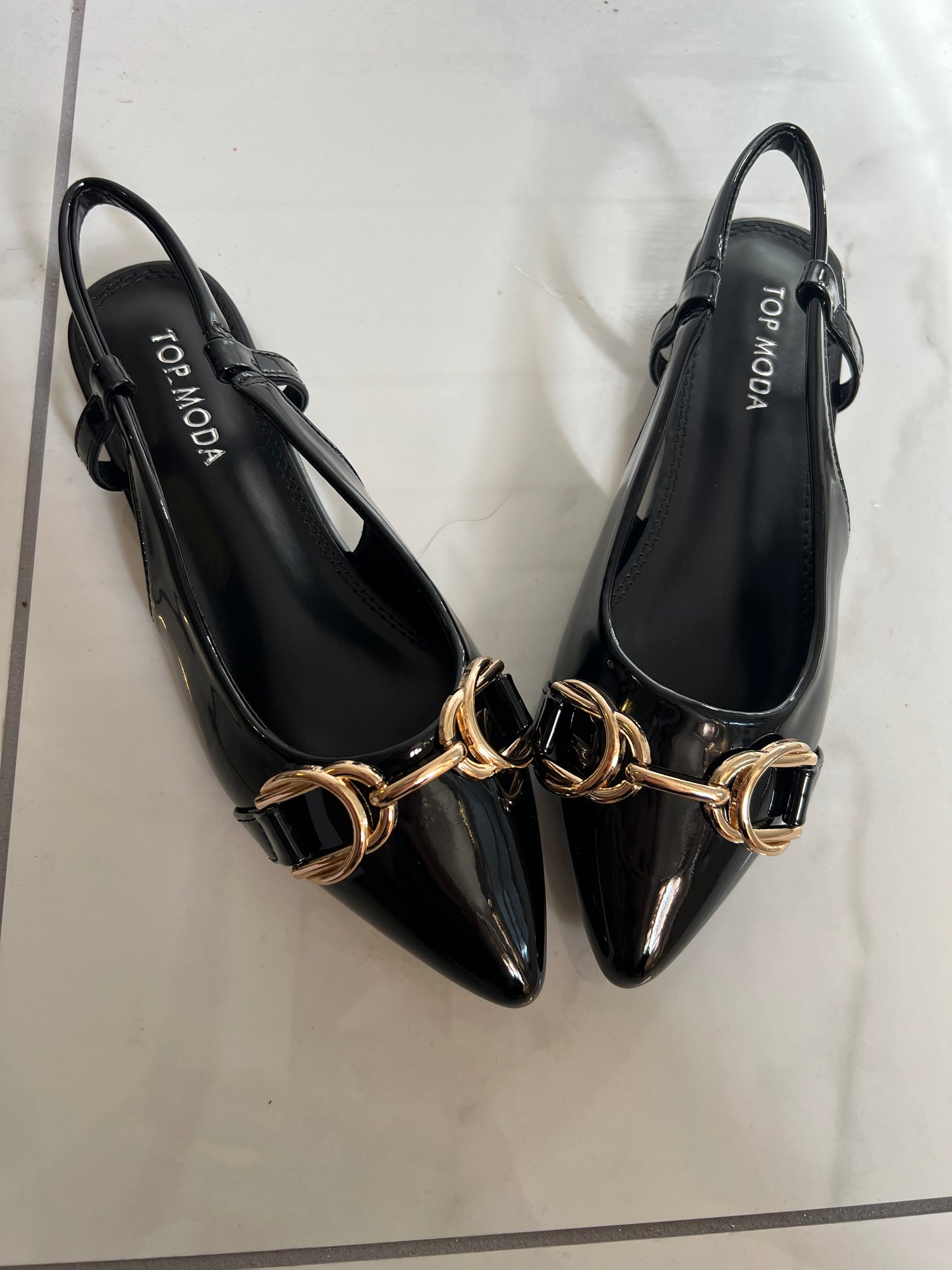 Gabriel Buckle flats
