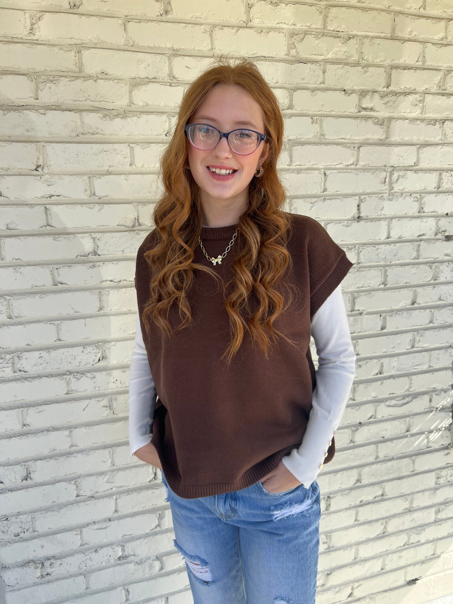 Seasonal Statement Sweater Vest