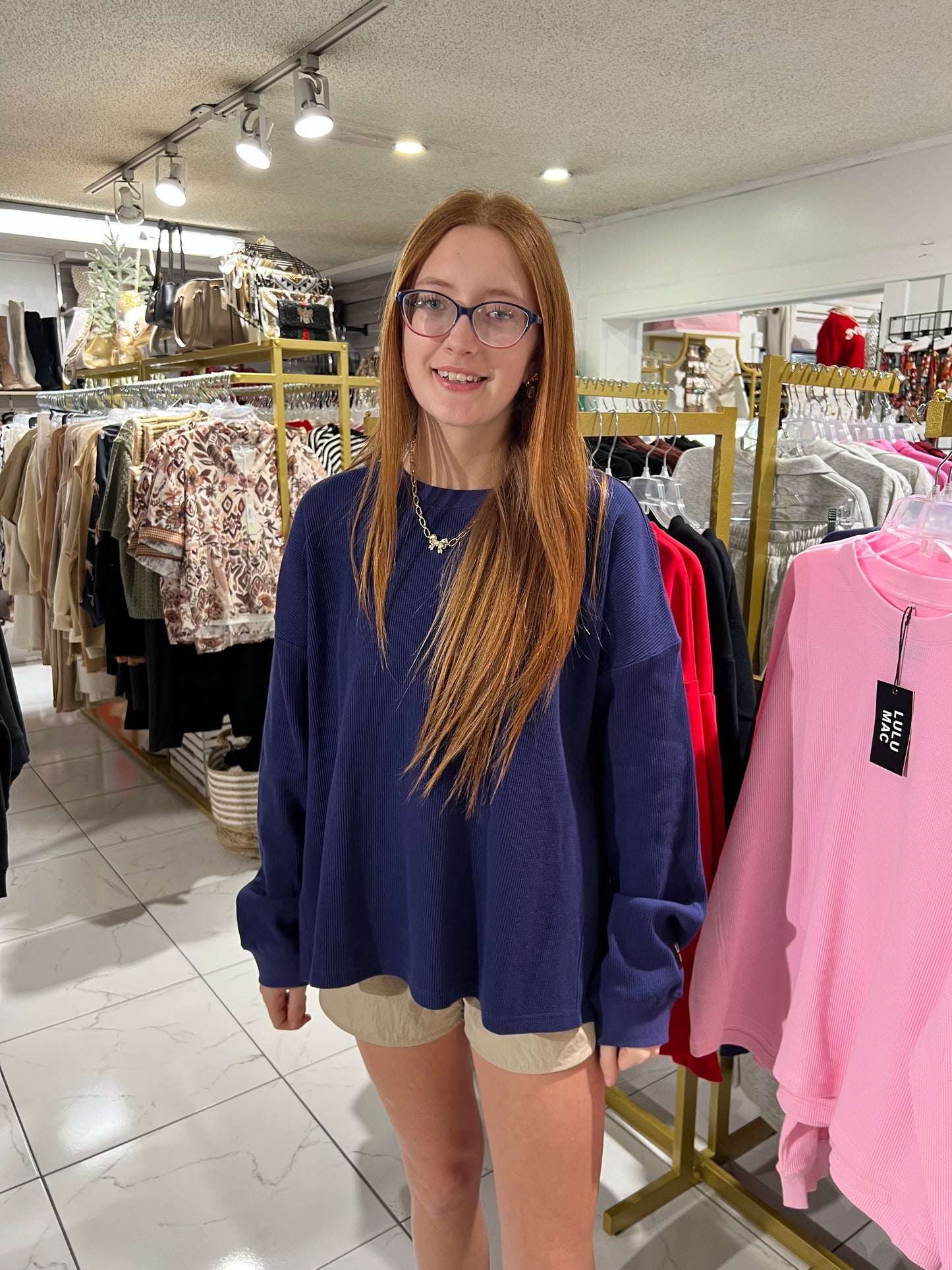 LULU MAC Waffle Longsleeve