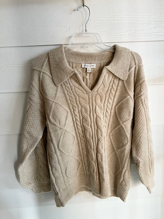 Jessie Collared Sweater Top