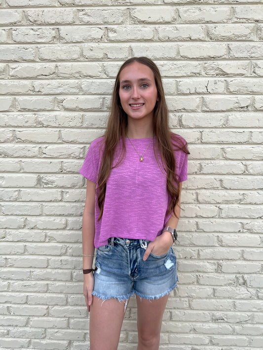 Jessie Cropped Tee