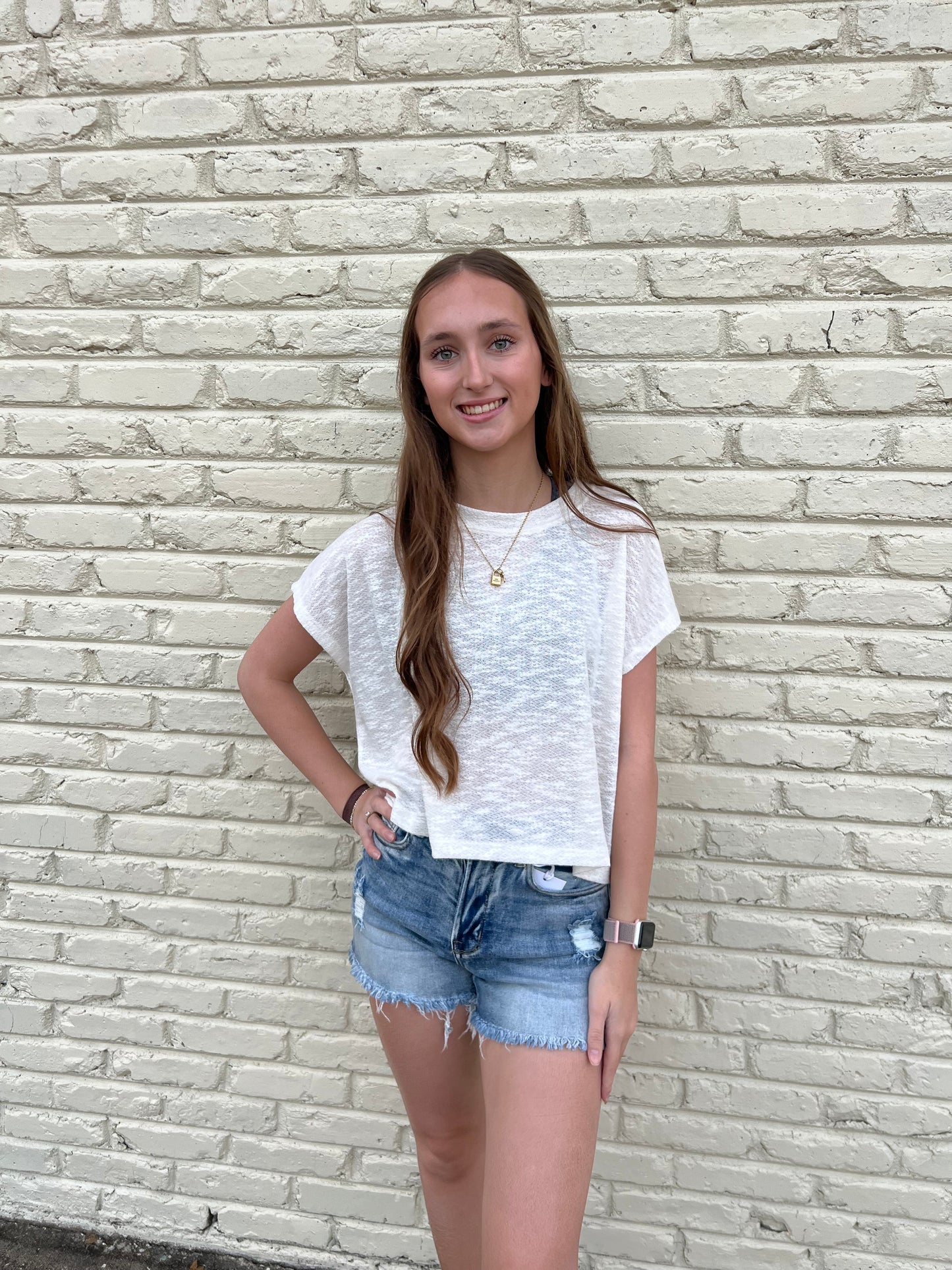 Jessie Cropped Tee