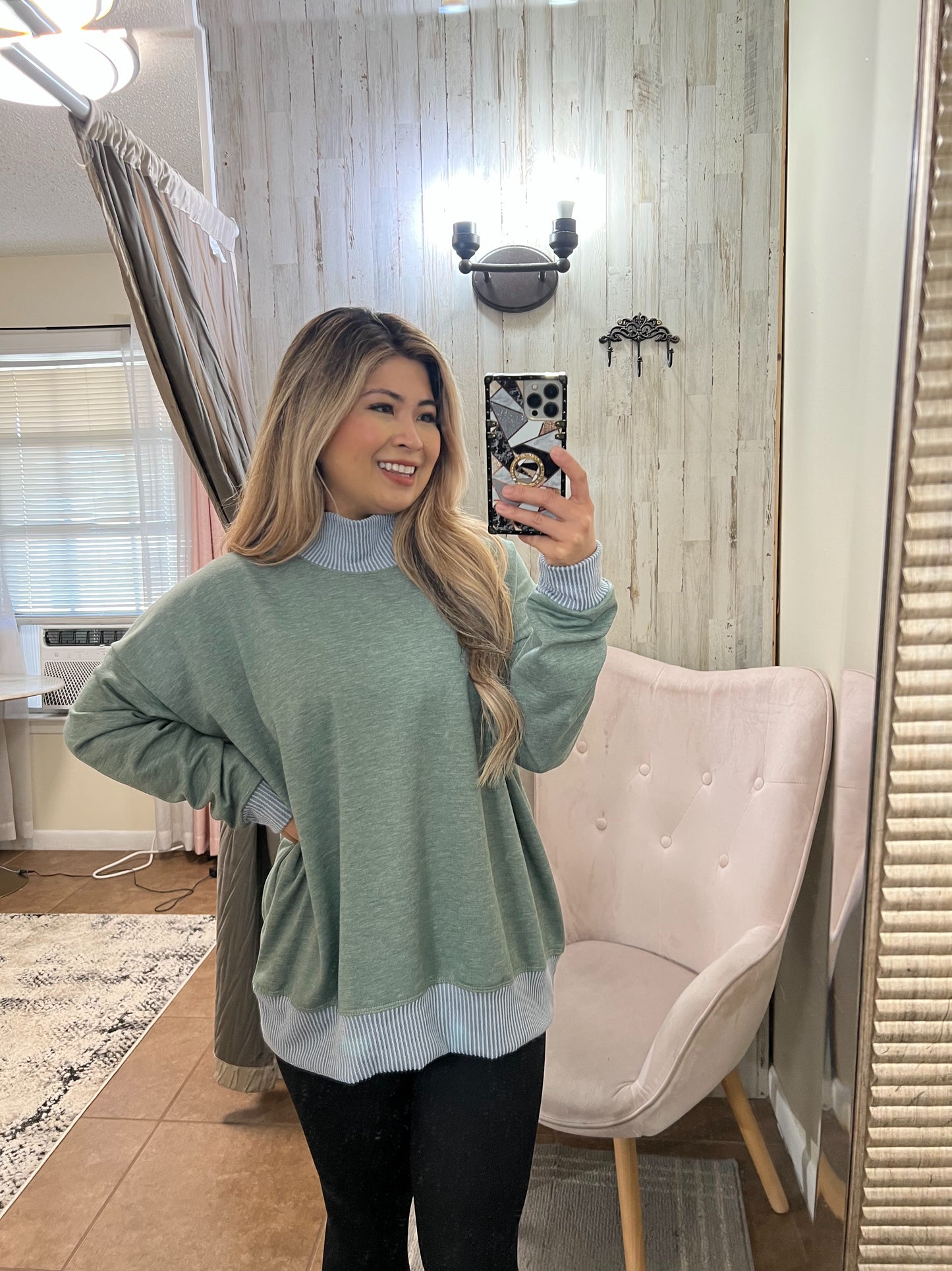 Savanna Mock Neck