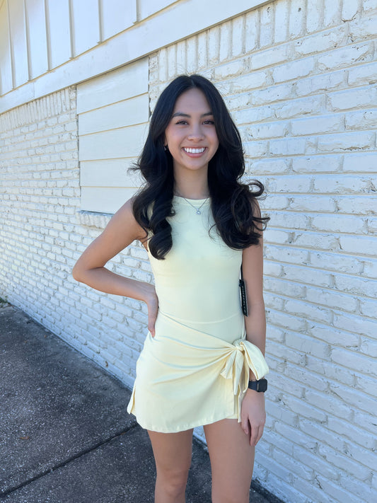 Front Tie Athletic Romper