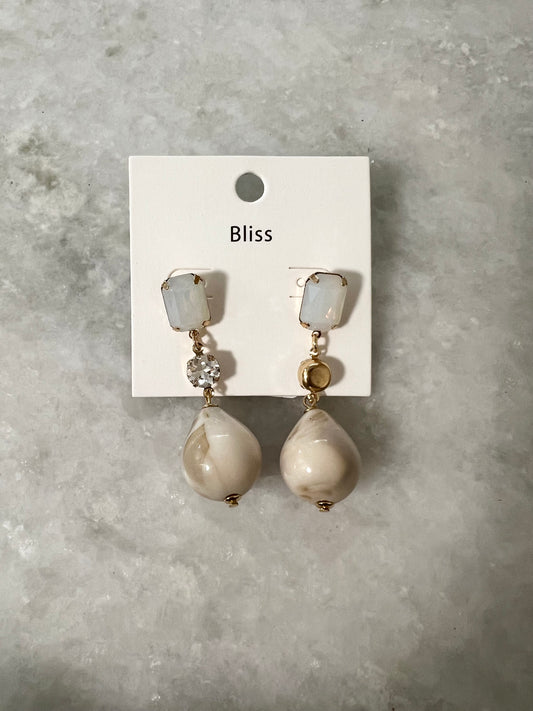 Teardrop Link Earrings