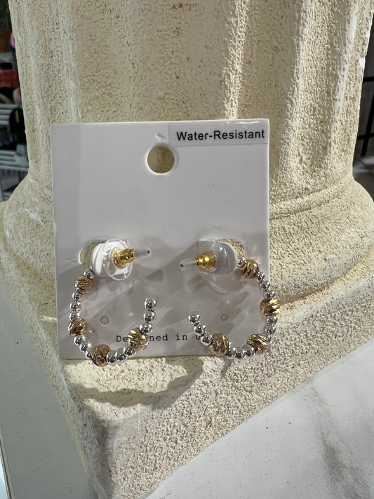 Mixed Metal Earrings