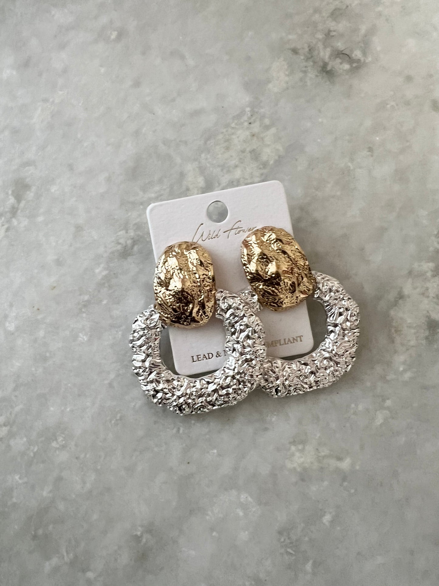 Mixed Metal Earrings