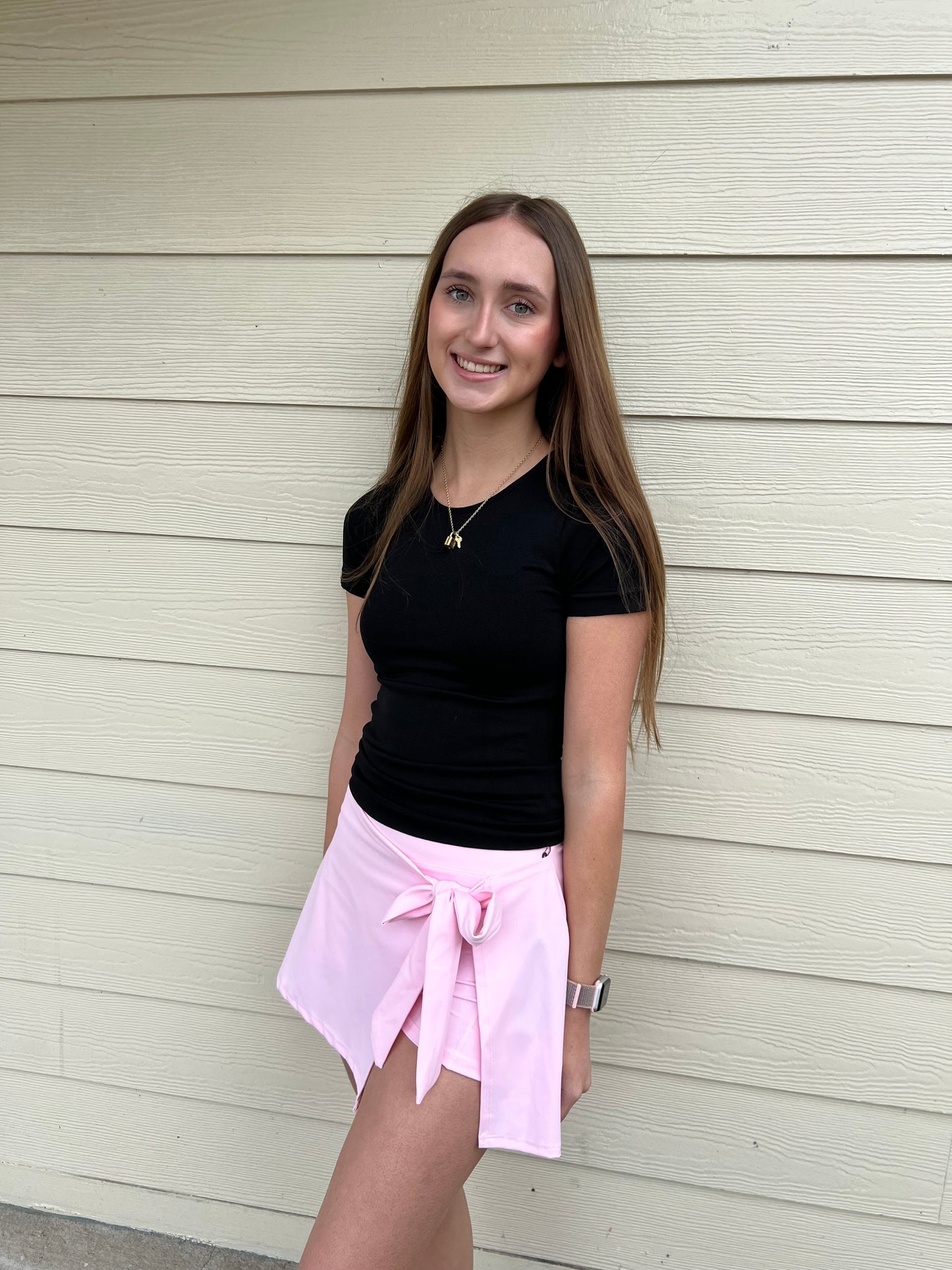 Side Bow Tie Active Skort