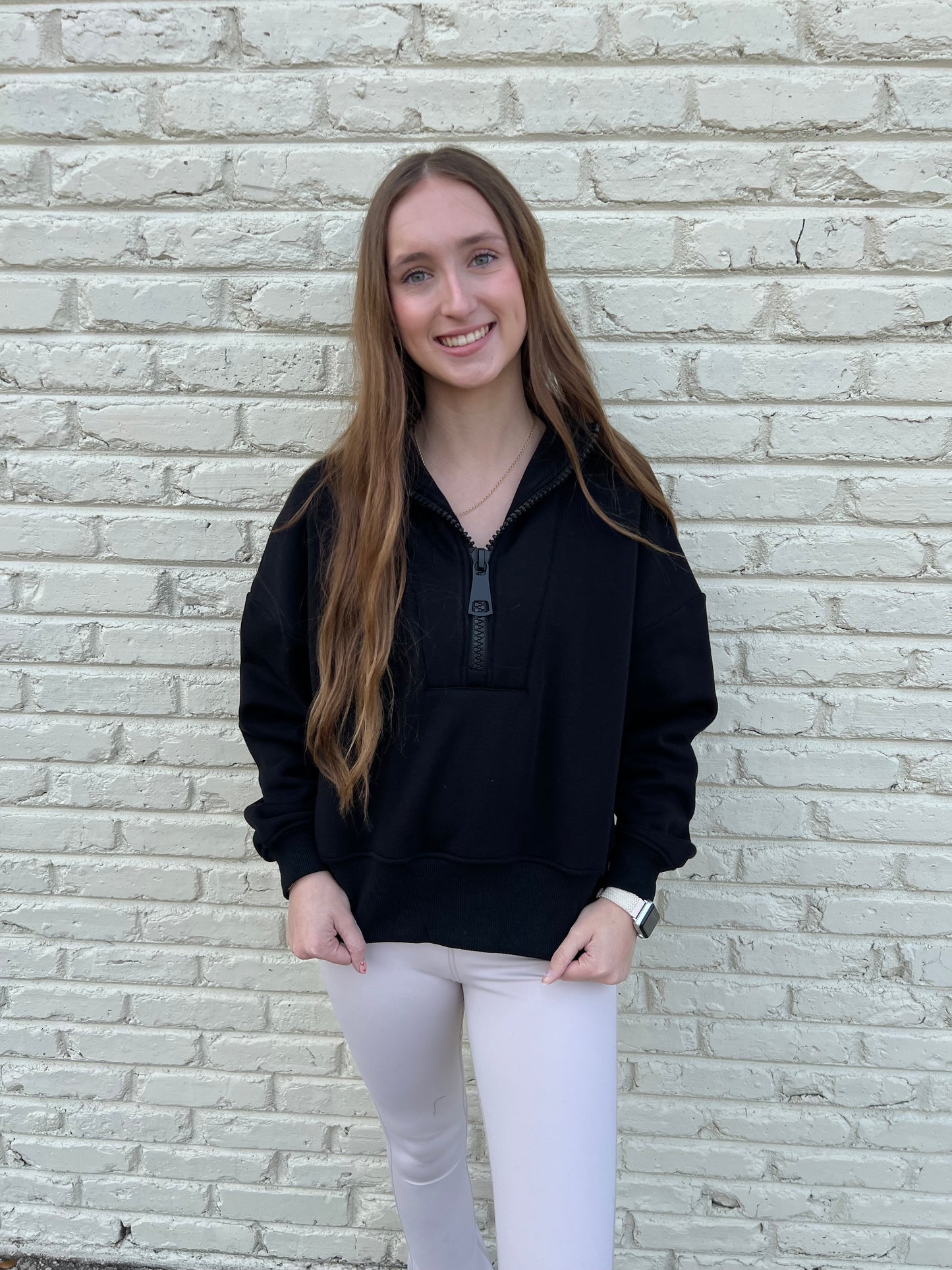 Cropped And Cool Fleece Sweatshirt