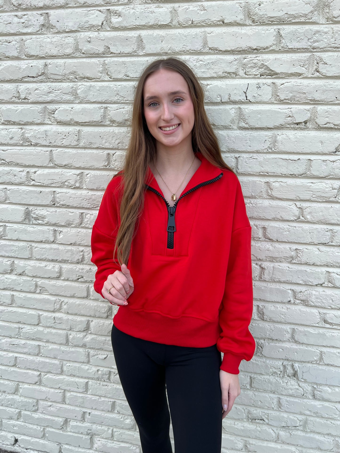 Cropped And Cool Fleece Sweatshirt