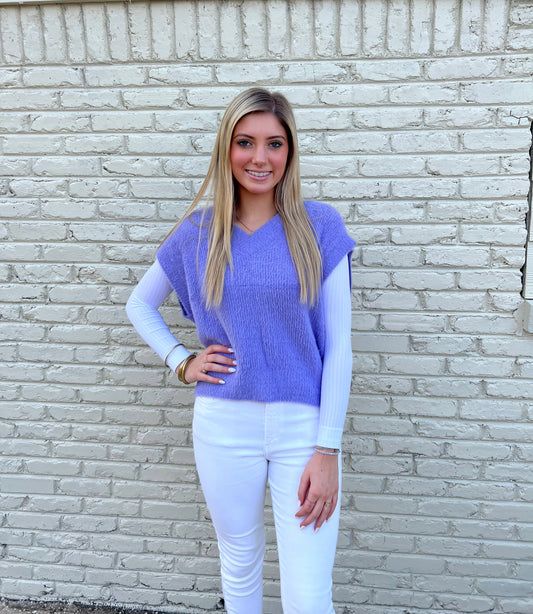 Soft And Sweet Sweater Vest