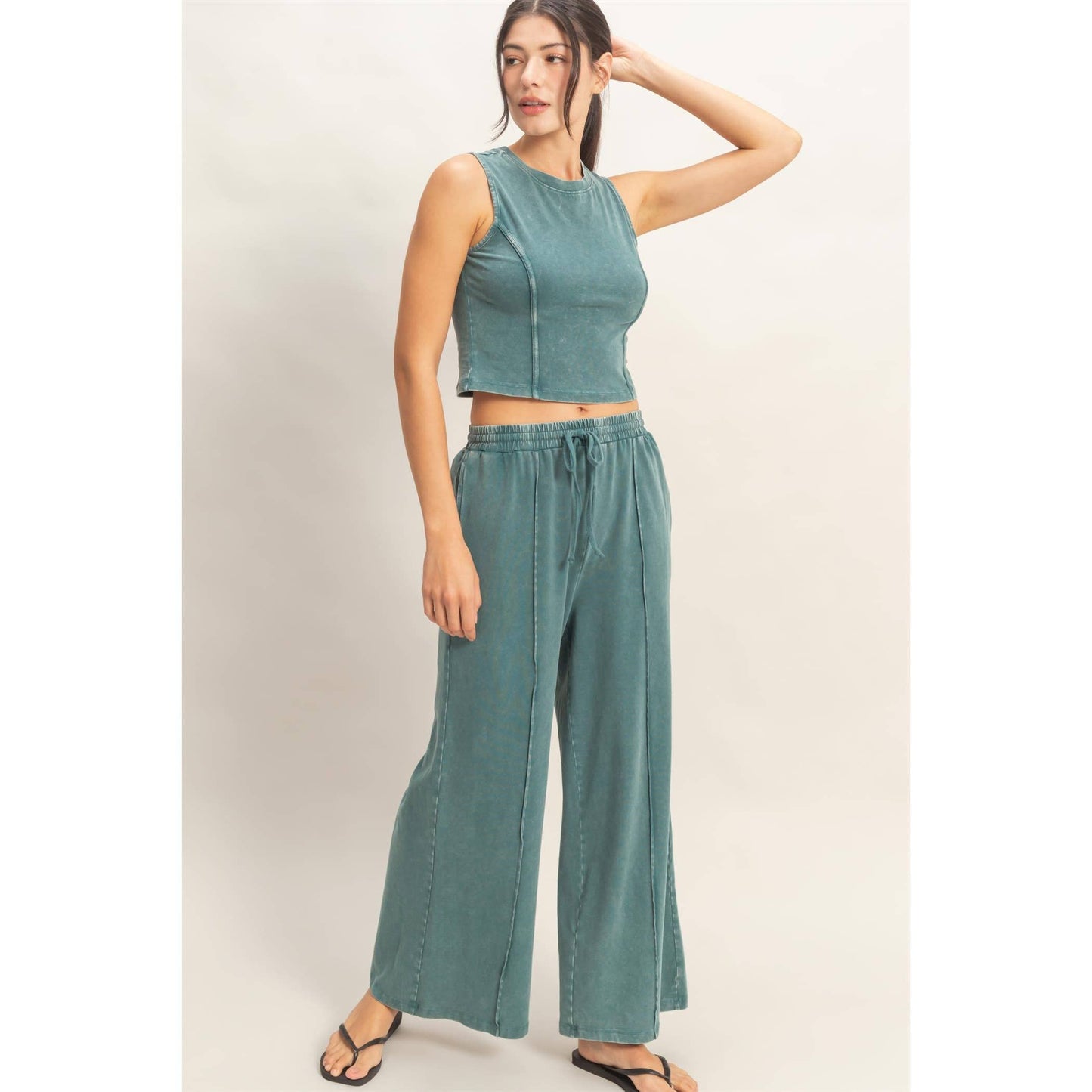 Mandy Washed Pants Set