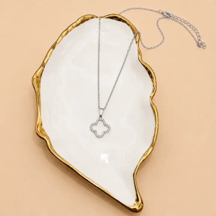 Tarnish Free Clover Necklace