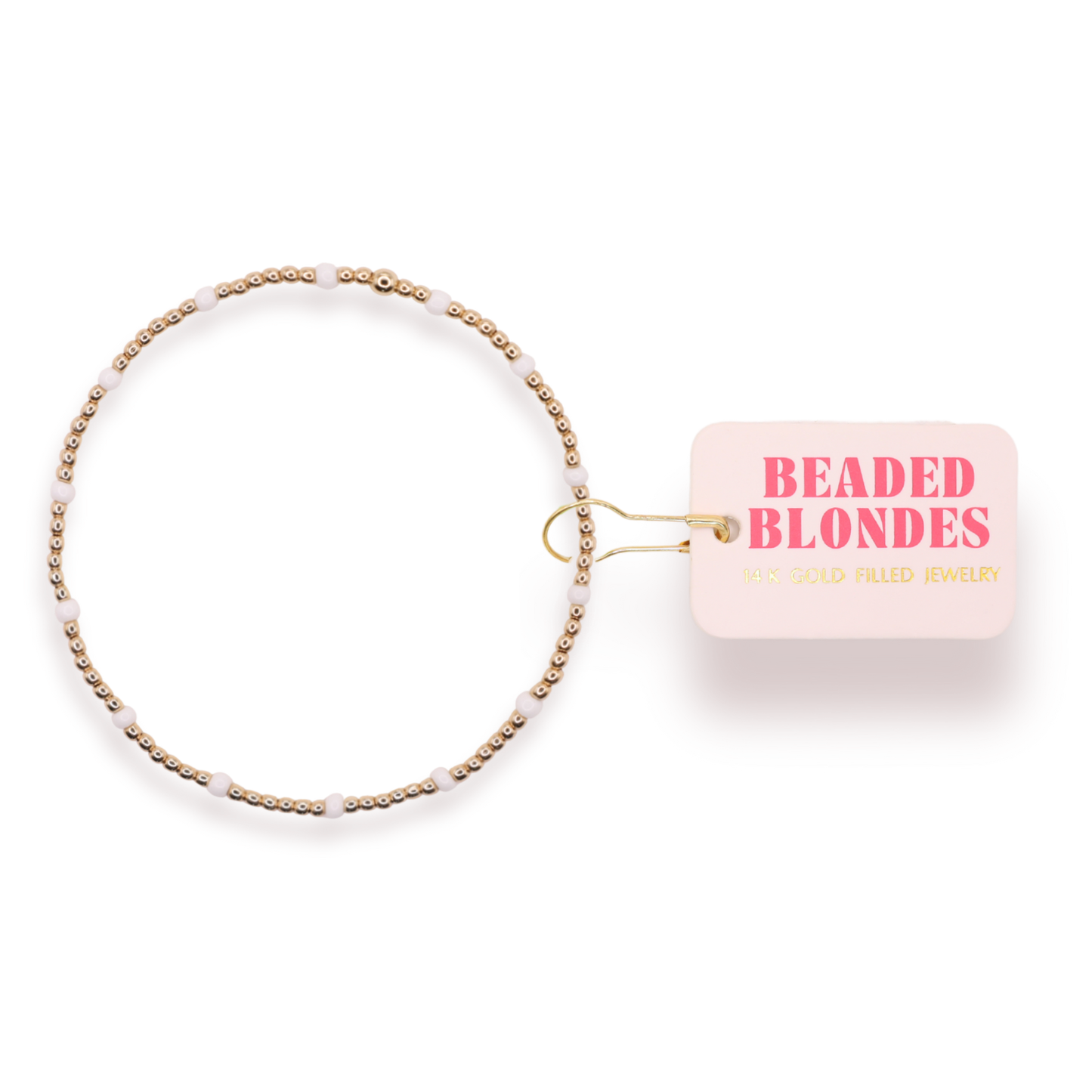 White Dainty Poppi Bracelet