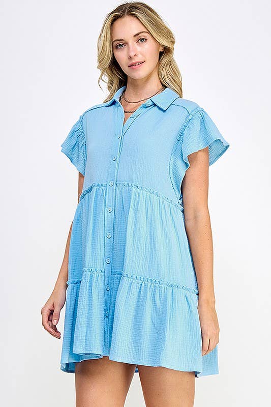 Over The Moon Babydoll Dress