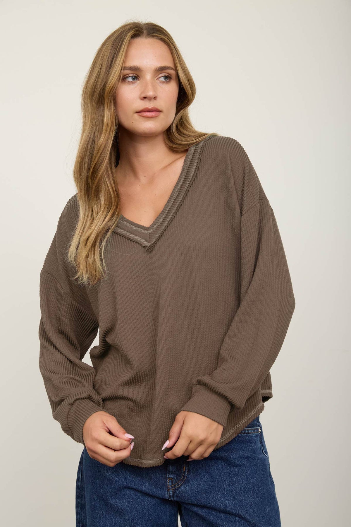 Amberly textured top