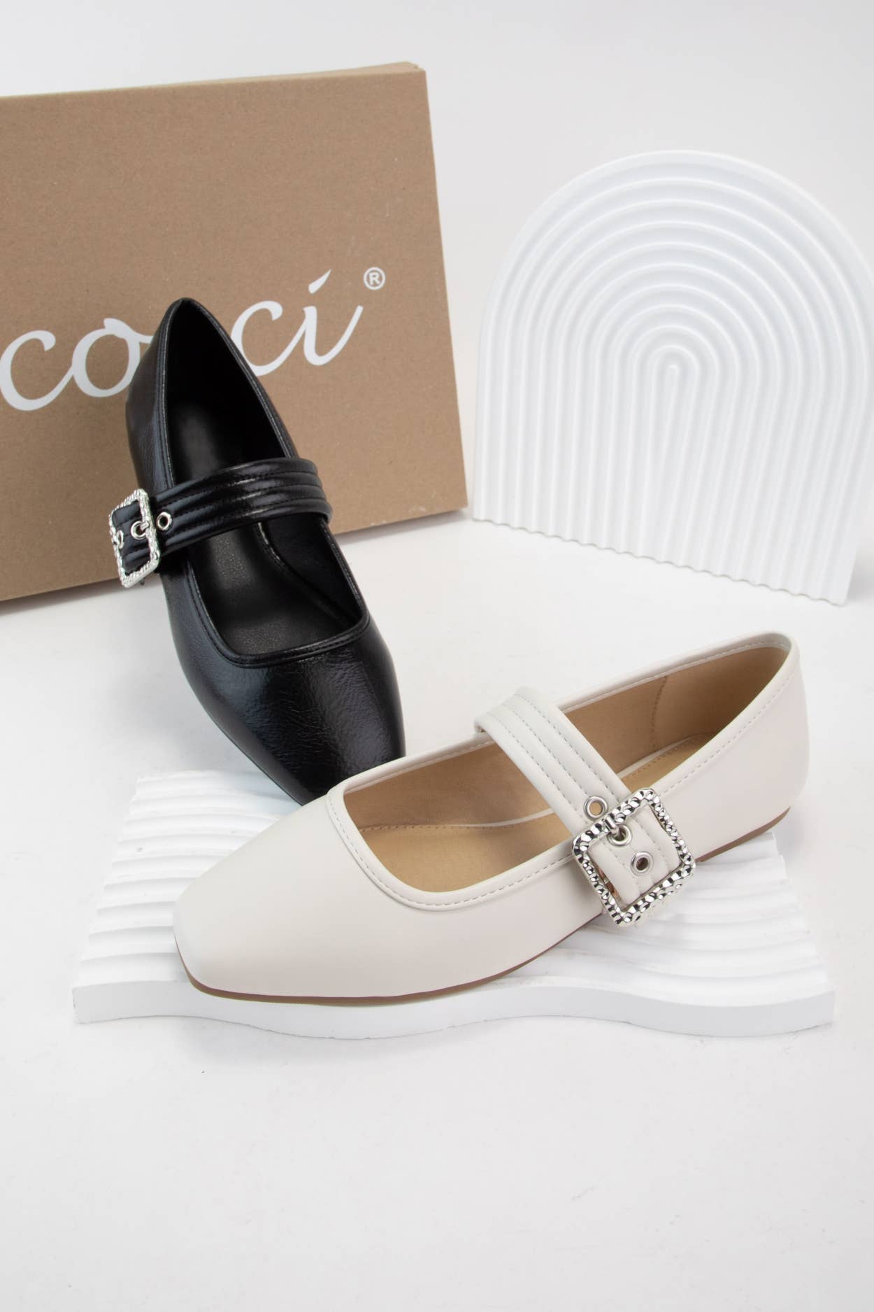 Sparrow Square Toe Mary Jane Flats