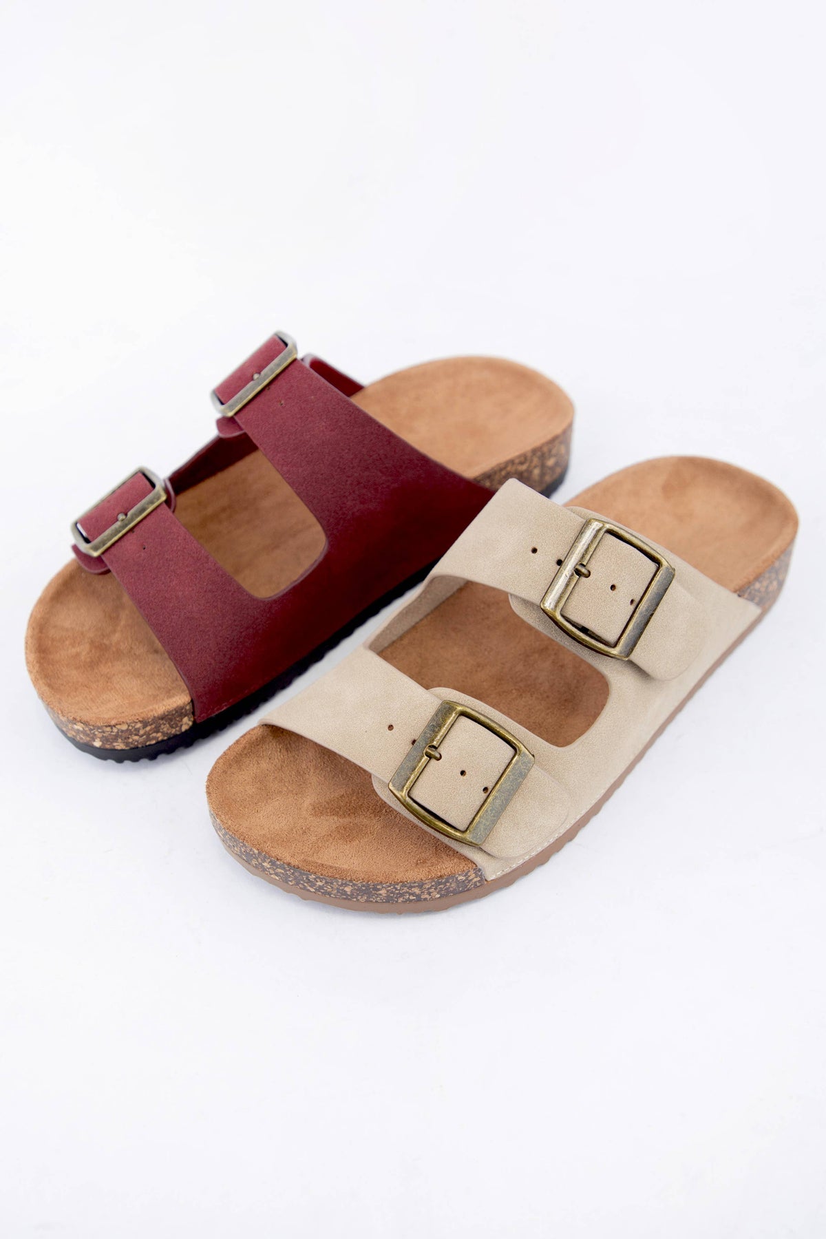 Double Buckle Sandal