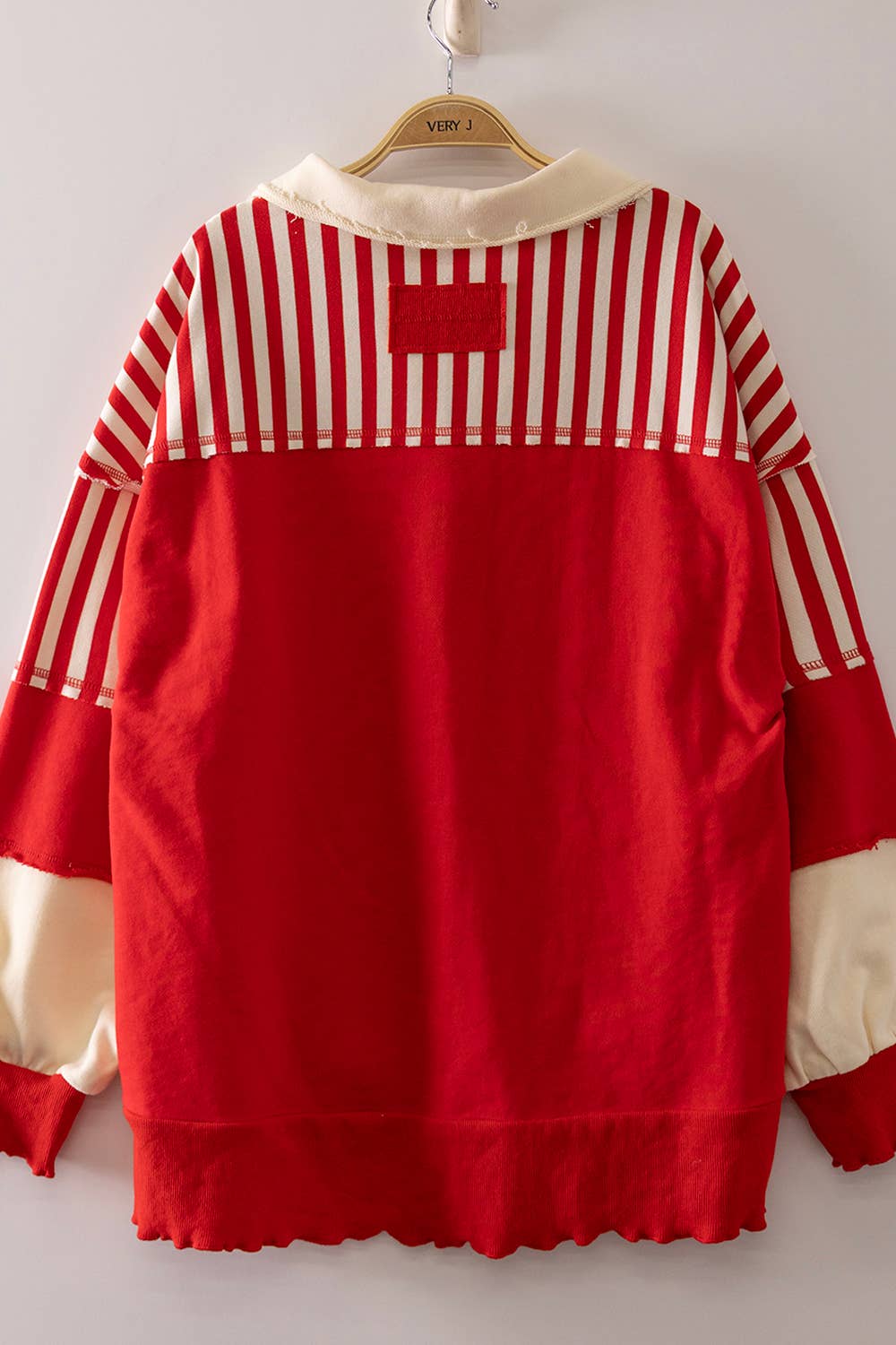 Vintage Stripe Rugby Sweatshirt