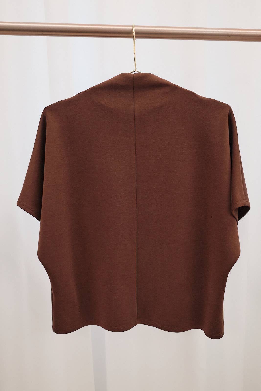 Mock Neck Dolman Top