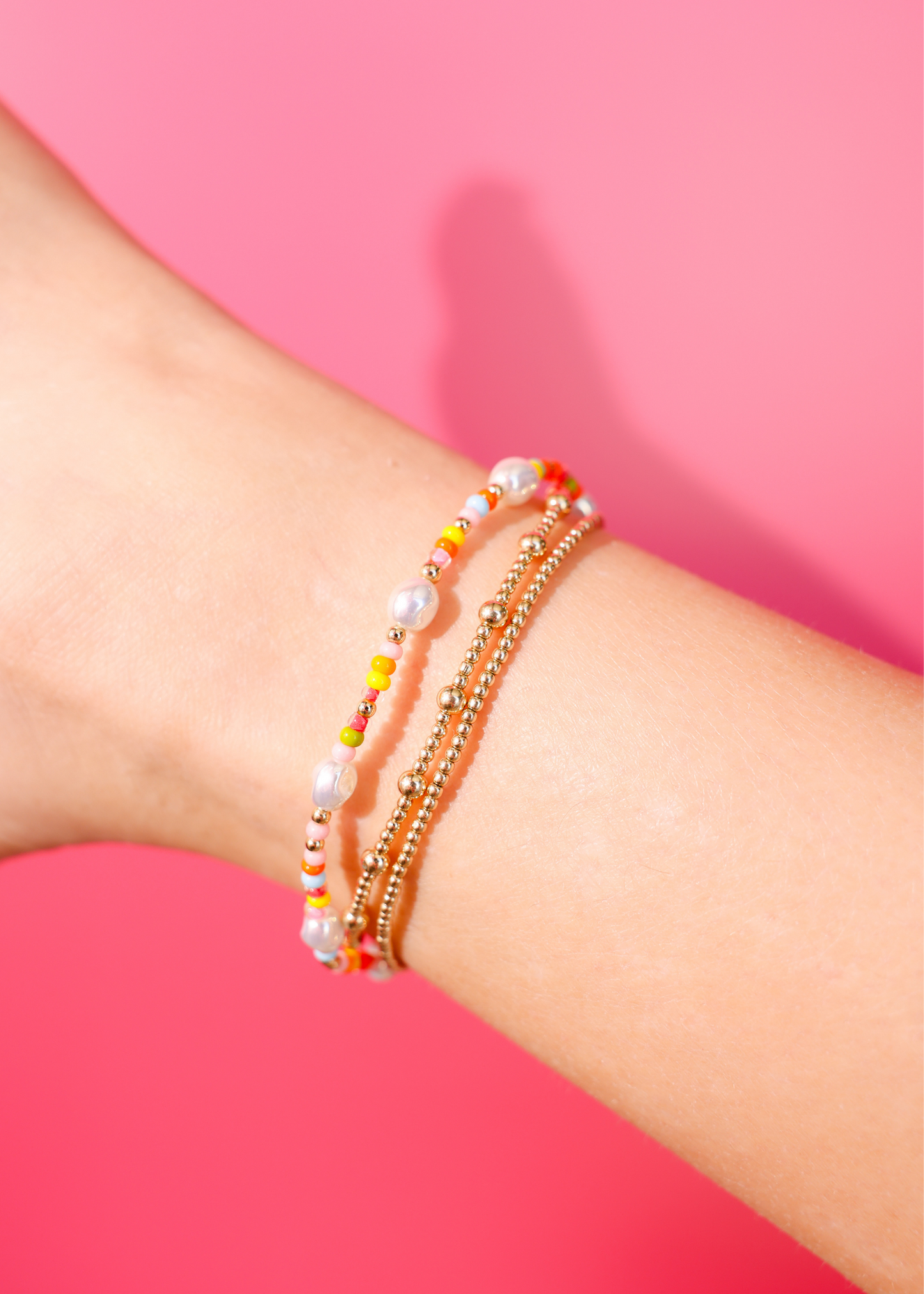 Snowcone Sprinkle Pearl Anklet
