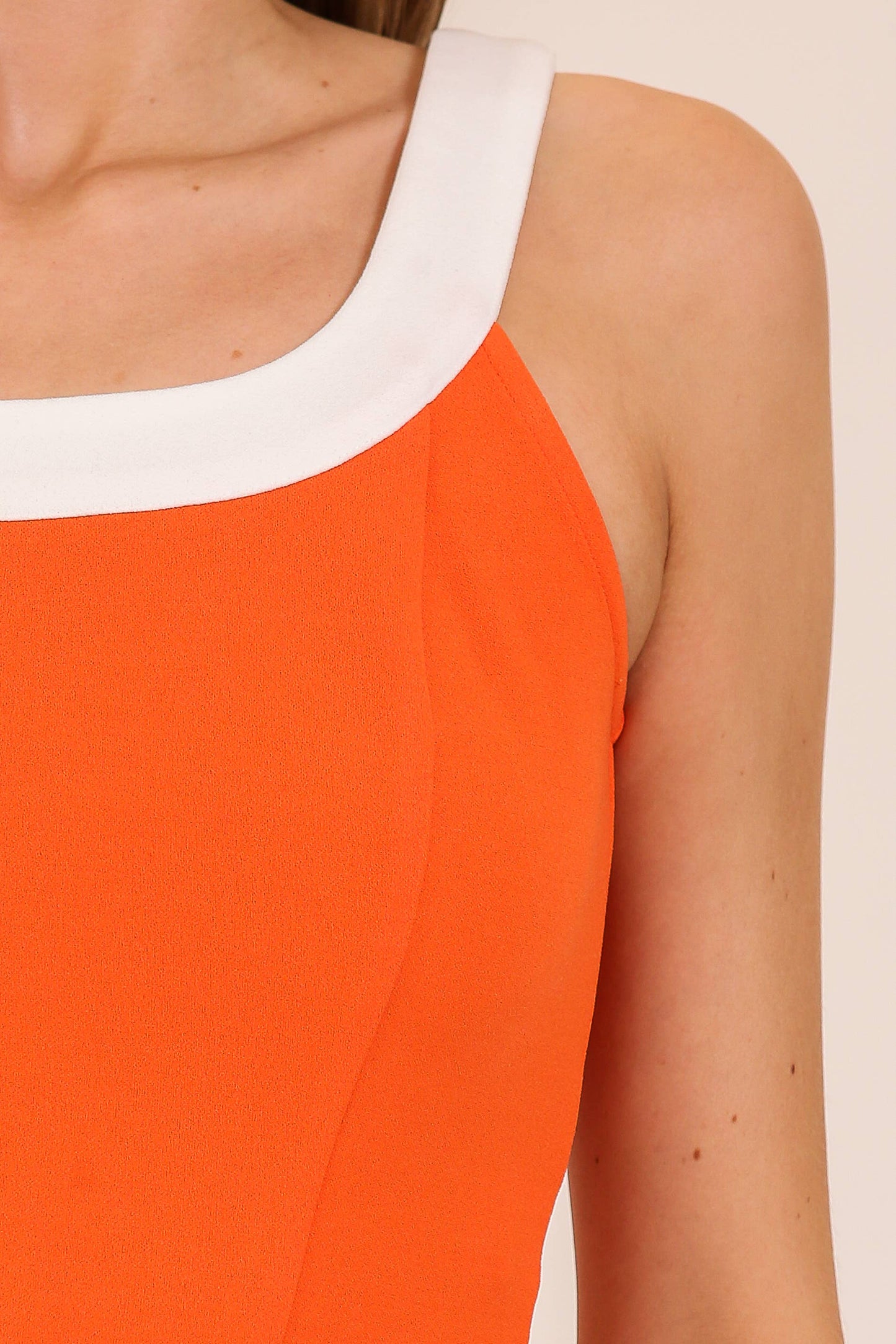 Game Day Retro Contrast Trim Two-Piece Skirt Set