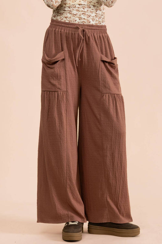 Wide Leg Comfy Knit Pants
