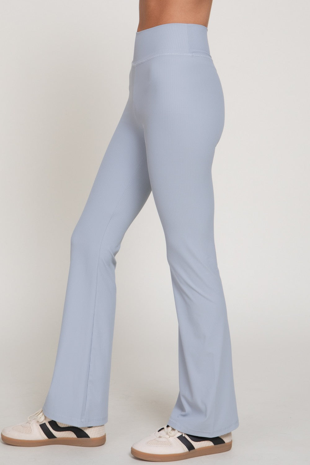 Classic Ribbed Flare Pants