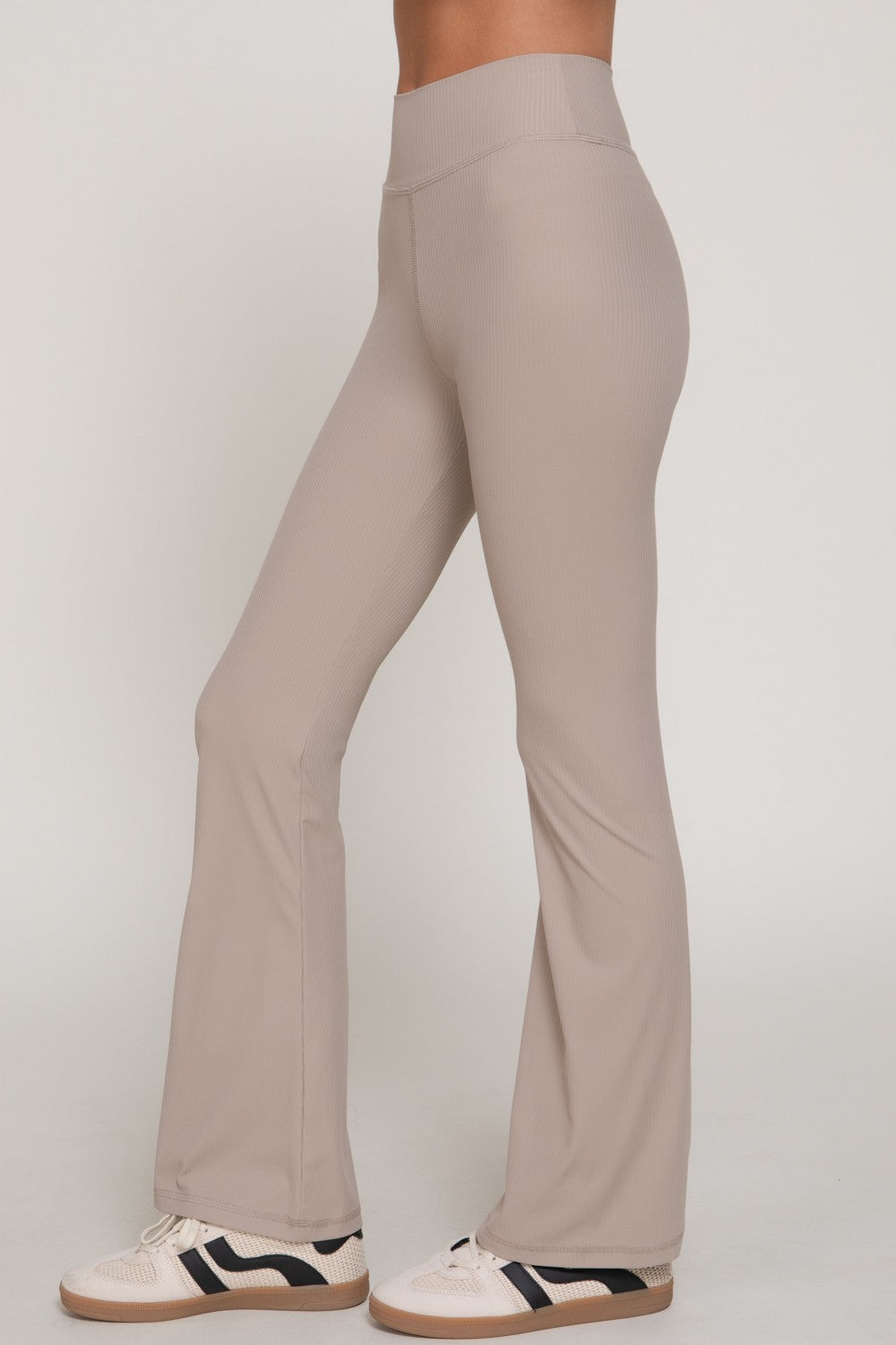 Classic Ribbed Flare Pants