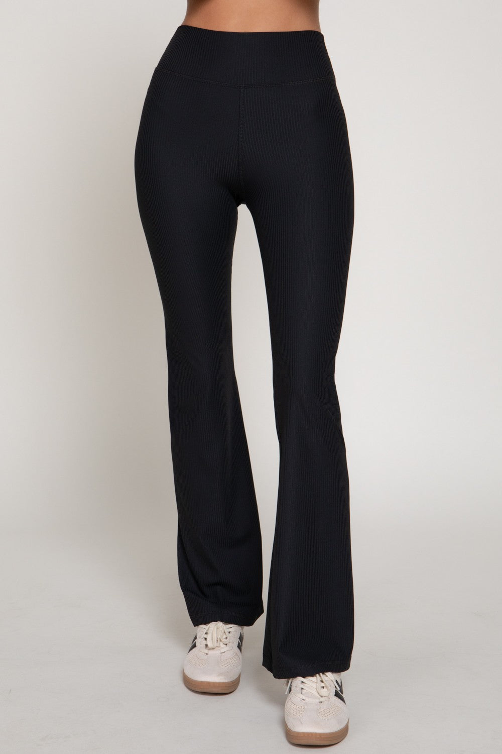 Classic Ribbed Flare Pants