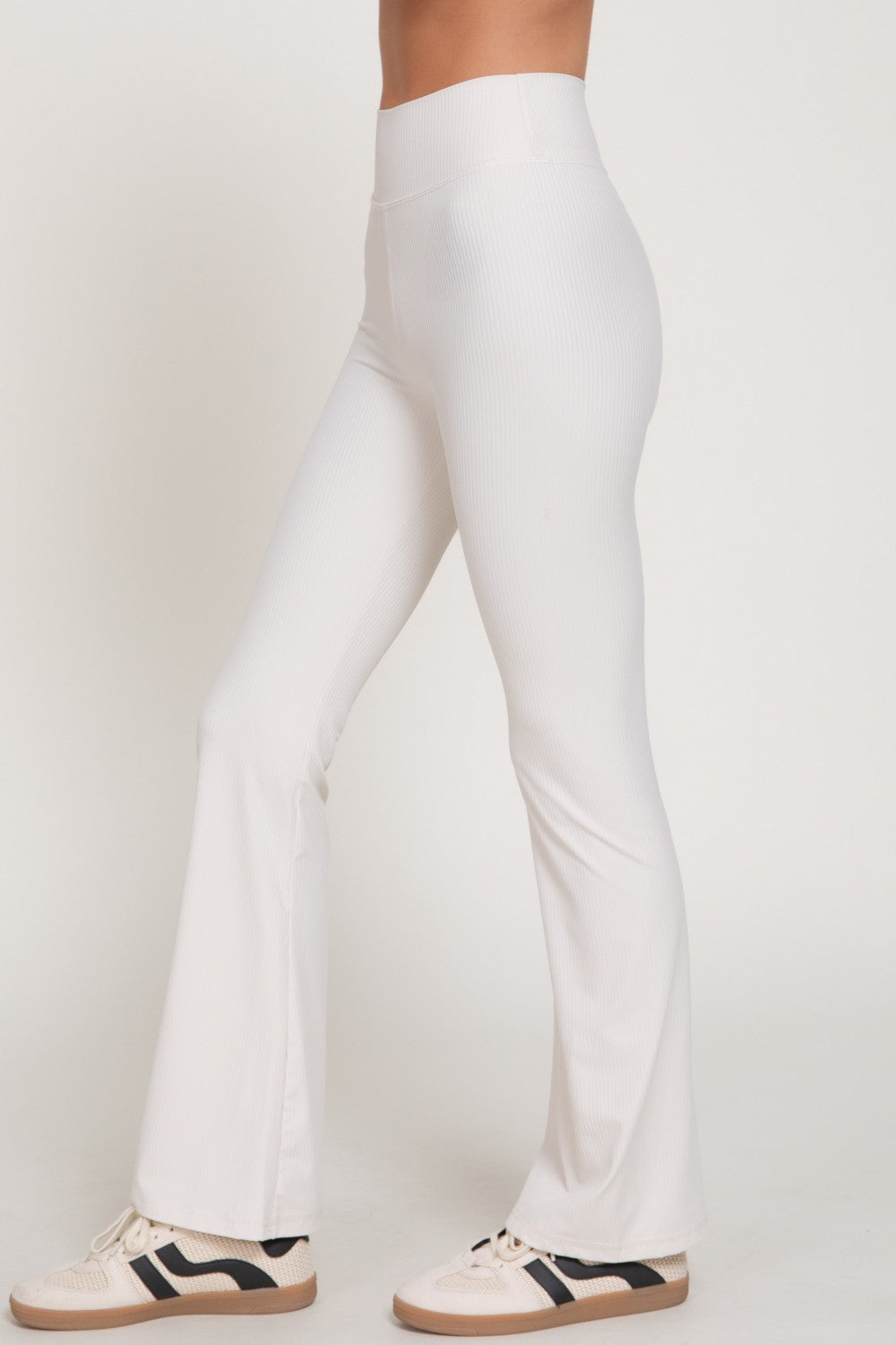 Classic Ribbed Flare Pants